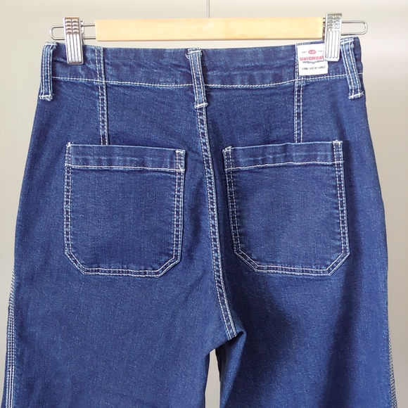 Unionbay Donni Wide Leg High Rise Crop Jeans Sz 5 - Picture 7 of 14